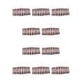 thumbnail image 3 of Qarigey 24 piezas de polvo brillante para uñas postizas, cobertura completa, puntas de uñas extralargas con purpurina, herramienta de arte de Rosa oscuro 10piezas, 3 of 6