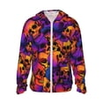 thumbnail image 2 of Lsque Skull UPF 50+ Lightweight Sun Protection Men's Women's Long Sleeve Shirt, Hoodie Performance -Small, 2 of 9