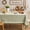 Khaki, variant on Fennco Styles Farmhouse Green Textured Geometric Woven Tablecloth with Fringe, Cotton Blend Rustic Table Cover for Dining Table, Boho Country Kitchen Tablecloth, 72 x 72 Inch