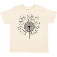 thumbnail image 3 of Inktastic Music Dandelion Musical Gift Boys or Girls Toddler T-Shirt, 3 of 5