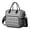 White and Black, variant on Brown and Black Checkered Pattern Insulated Leakproof Lunch Box for Women, Large Lunch Bag for Tween Teen Adult, Loncheras Para Mujer for Work Beach Travel Picnic Camping