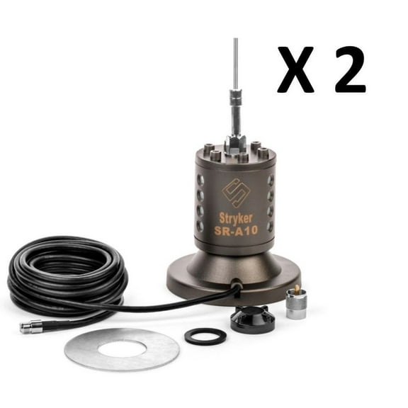 LOT OF 2 Stryker SR A10MM Magnetic Mount CB, HAM RADIO MOBILE Antennas 10K WATTS