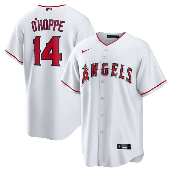 Men's Nike Logan O'Hoppe White Los Angeles Angels Home Replica Jersey
