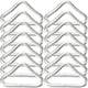thumbnail image 2 of 30 piezas de trampolín resistentes al desgaste Hebillas de triangulador de metal triangulares de triángulo profesional, 2 of 5