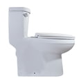 thumbnail image 5 of WinZo WZ5035 Elongated One Piece Toilet 17.25 inches Comfort Tall Toilet Single 1.28 GPF Front Flush Soft Closing Seat,White 12"Rough-in, 5 of 5