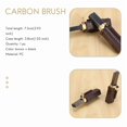 thumbnail image 5 of Cepillo de Carbón Del Motor Aspiradora 2311480 333261 33326-1 Para Lamb Herramientas, 5 of 5