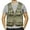 Khaki, variant on Lightweighted Outerwear Long Puffer Vest Mens Jacket Field Pofessional Emergency Fishing Multi Pocket Vest Vest for Men