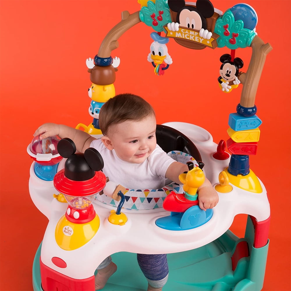 Disney Baby MICKEY MOUSE Camping with Friends Activity Saucer