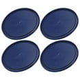 thumbnail image 4 of Pyrex 7402-PC Blue Food Storage Replacement Lid (This Lid Fits the Pyrex 7402 6-Cup SCULPTED MIXING BOWL and 7203 7-Cup Glass Bowl) (4-Pack), 4 of 6