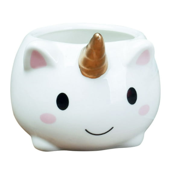 Unicorn-shaped Flowerpot Ceramic Flower Pot Ceramic Plant Container Flowerpot Ornament