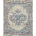 thumbnail image 6 of Nourison Grafix Persian Ivory/Pink 7'10" x 9'10" Area Rug, (8x10), 6 of 9