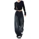 thumbnail image 3 of Pantalones vaqueros holgados de cintura alta para mujer, ropa de calle de gran tamaño, pantalones Cargo de pierna ancha, Harajuku y2k, Jeans Mom Vintage, estilo coreano, 3 of 5