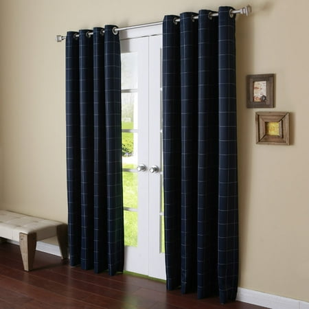 Best Home Fashion Inc Berkeley Plaid And Check Blackout Grommet