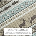 thumbnail image 2 of Great Bay Home Rustic Lodge Reversible Reversible Quilt Set With Shams (Full / Queen, Yosemite), 2 of 6