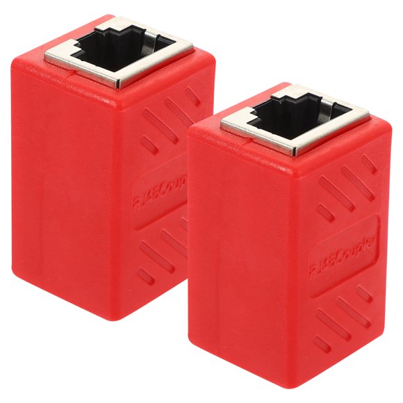 MasteelfCA 2pcs Ethernet Extender RJ45 Connector Female To Female Ethernet Coupler Extender