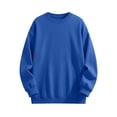 thumbnail image 5 of RongHuan Mens Sweatshirt Crewneck Long Sleeve Sweatshirts Soft Fall Winter Pullover Tops, 5 of 7