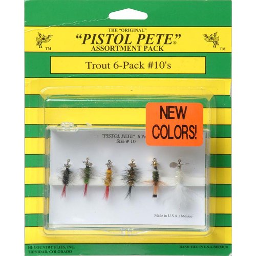 Pistol Pete Size 10 Trout Lure Pack Of 6