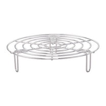 Acahhotxx Steamers Rack, Stainless Steel Rack for Steaming, Lifting Food in Pots, Multi-Purpose for Baking Canning - 24cm