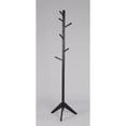 thumbnail image 2 of Benjara 17" Contemporary Solid Wood Hall Tree Coat Rack in Black, 2 of 2