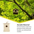 thumbnail image 4 of Caja de madera para comedero de pájaros Wosthever Accesorio para manualidades sin terminar, 4 of 6