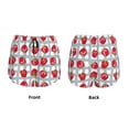 thumbnail image 6 of Uemuo Sweet Red Fruit Pattern Women's Athletic Shorts High Waisted Running Shorts with Liner Pockets Gym Elastic Workout Shorts-Large, 6 of 9