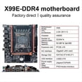 thumbnail image 2 of X99E Motherboard+E5 2666 V3 CPU+Thermal Grease Desktop Motherboard, 2 of 5