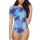 thumbnail image 1 of Fotbe Ornamental Turtles Body de Mujer con Cuello Redondo y Mangas Cortas, Sin Mangas Ajustado, Suave, Cómodo y Básico-XX-Large, 1 of 7