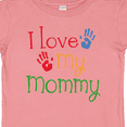 thumbnail image 4 of Inktastic I Love My Mommy Handprints Boys or Girls Baby T-Shirt, 4 of 5