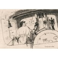 thumbnail image 2 of Sir Frank Short 24x18 Black Ornate Framed Double Matted Museum Art Print Titled: Twenty Minutes Late (1893), 2 of 5