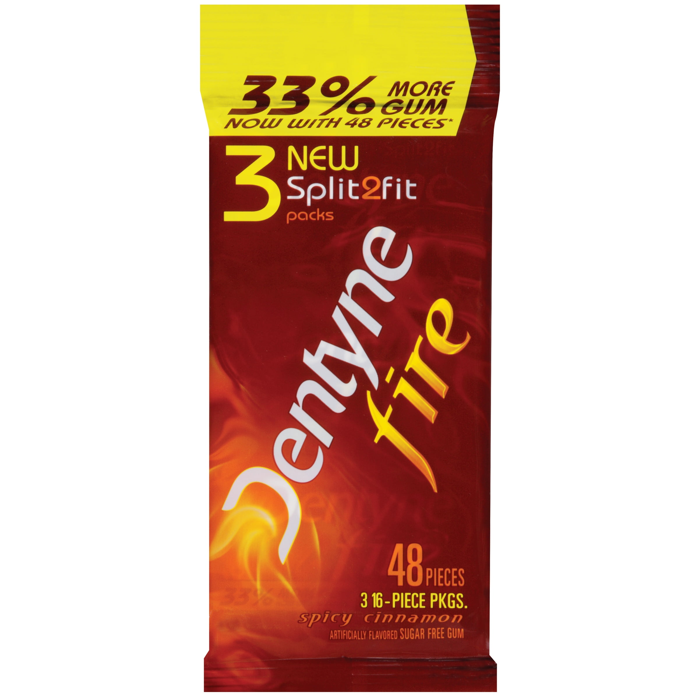Dentyne Fire Spicy Cinnamon Sugar Free Gum, 3 pack by Mondelez Global LLC