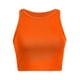 thumbnail image 4 of Camiseta sin mangas de cuello redondo lisa para mujer, blusa informal: poliéster, corte ajustado, lavado a mano, tallas S-XXL, estilo bonito/sexy para todas las ocasiones., 4 of 5