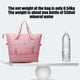 thumbnail image 5 of Bolsa deportiva expandible tipo duffle para hombres y mujeres | Bolsa deportiva ligera y de gran capacidad | Separación de seco y mojado | Bolsa de viaje para una noche | Compatible con laptop de, 5 of 8