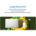thumbnail image 6 of Sunflower Large Mouse Pad 31.5 x 11.8in Gaming Keyboard Mouse Mat Desk Keyboard Pad for Work, Play, Office, Home with Non-Slip Rubber Base Stitched Edges, 6 of 6