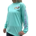 thumbnail image 2 of Southern Attitude Whatever Floats Your Goat Seafoam Green Long Sleeve Women's Shirt, 2 of 2