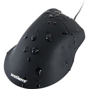 WetKeys Professional-Grade Ergonomic Optical Waterproof USB/PS2 Mouse with 3-Button Scroll
