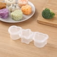 thumbnail image 4 of Xingzhi 3 In 1 Sushi Rice Ball Maker Mould Mold Vegetable Tool Kitchen Gadgets, 4 of 6
