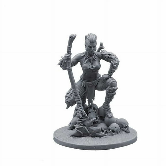 Savage Female Figure Kit 28mm Heroic Scale Miniature Unpainted First Legion