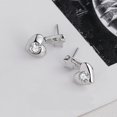 2024 Fall Wedding Love Heart Earrings Design Earrings Light Simple High