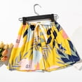 thumbnail image 2 of Tnhcen Women's Elastic Waist Floral Print Pajama Shorts Loose Fit Casual Sleepwear Free Size Home Wear Nightwear Lounge Shorts with Bowknot for Women, 2 of 5
