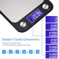 thumbnail image 3 of 10kg 1g Kitchen Scale Weighing Scale Food Diet Balance Measuring Tool  Stainless Steel Multi-Function Electronic Scales 7 Units (D), 3 of 7