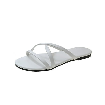 

ZAROYEAX Casual Flat Bottom Roman Shoes Fashion Women S Sandals Summer Women S Sandals