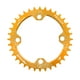 thumbnail image 1 of Platillo De Platos Y Bielas Rueda de cadena de dientes anchos estrechos 104BCD 38T Rueda de cadena positiva negativa (Amarillo) Ehuebsd Para estrenar, 1 of 9