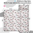 thumbnail image 5 of Cow and Heart White Pattern Toddler Nap Mat with Pillow & Blanket, Soft Sleeping Mat for Preschool Daycare Travel Sleepovers, 5 of 6