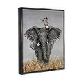 thumbnail image 3 of Stupell Industries Elephant & Rabbit Landscape Animals & Insects Painting Black Floater Framed Art Print Wall Art, 17 x 21, 3 of 9