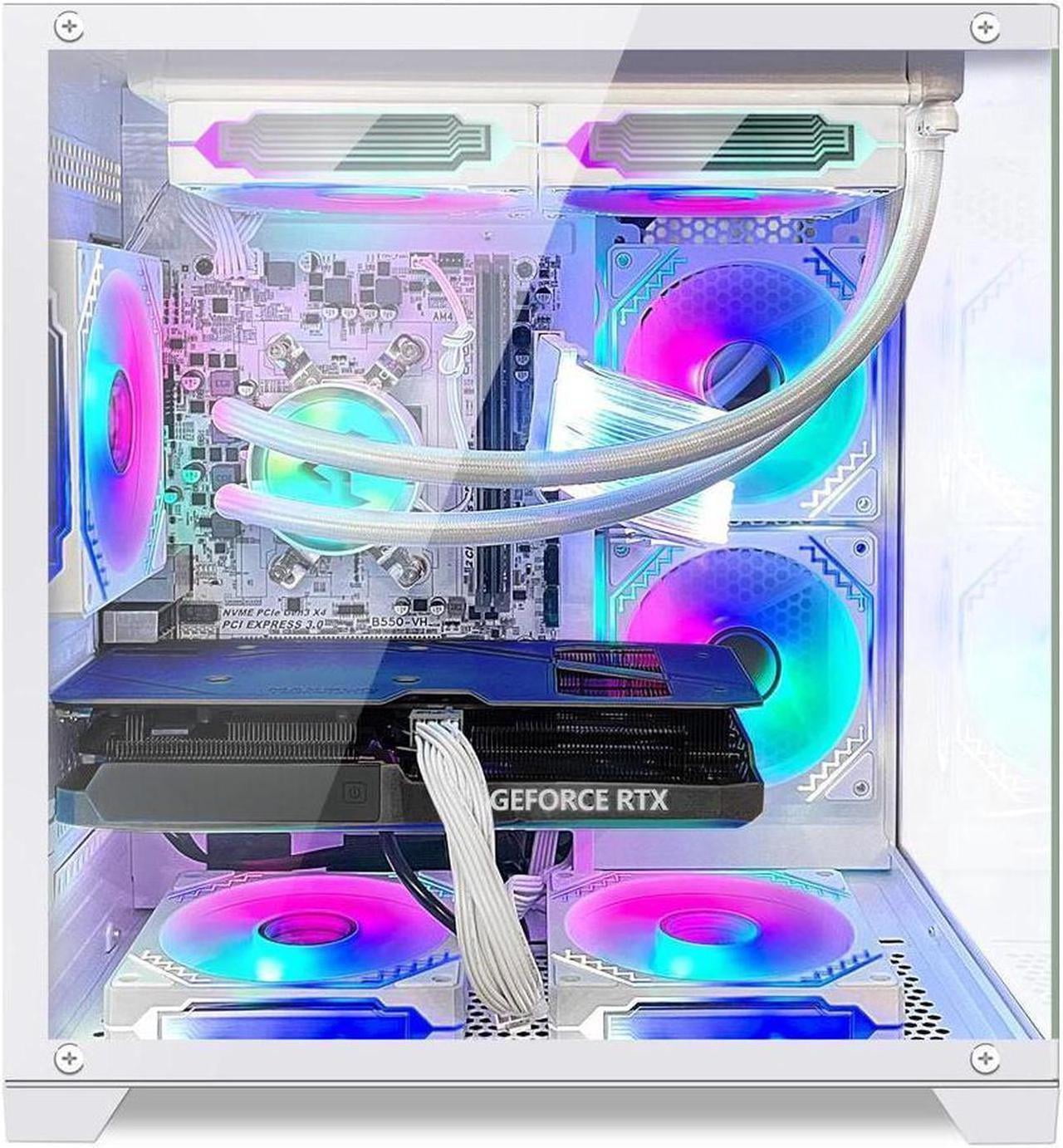 Hoengager Gaming PC -AMD Ryzen 7 5700X 3.4 GHz-RX 7600 8GB