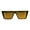 tortoise orange, variant on Womens Color Mirror Squared Flat Top Goth Cat Eye Sunglasses Tortoise Orange