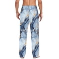 thumbnail image 4 of FORMRS Mens Pajama Pants with Pockets Cotton Sleepwear Lounge Bottoms Sizes S-2XL, Abstract Marble Pattern, 4 of 7