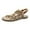 Beige, variant on Mostsola Womens Sandals Casual Braided Slingback Flats Open Toe Cross Strap Sandals Dress Shoes