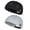 Black light gray, variant on 2Pack Mesh Skull Cap Sweat Wicking Fast Dry Fabric Brimless Hat for Sport Activity Daily Wear Women Men Unisex