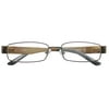 Walmart Men's Glasses, FM9189, Matte Gunmetal, 53-17-135, with Case